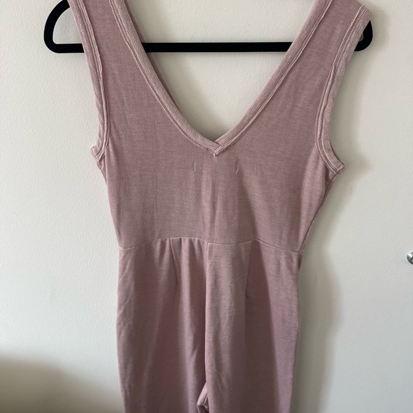 Free People Beach Mauve High Rise Jumpsuit - Picture 8 of 8